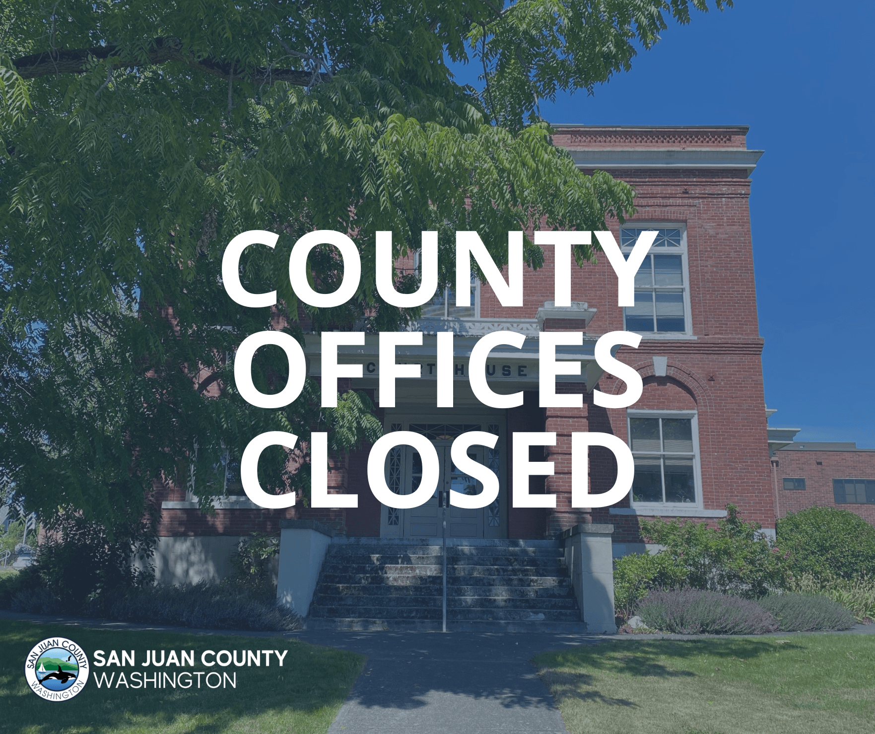 County offices closed