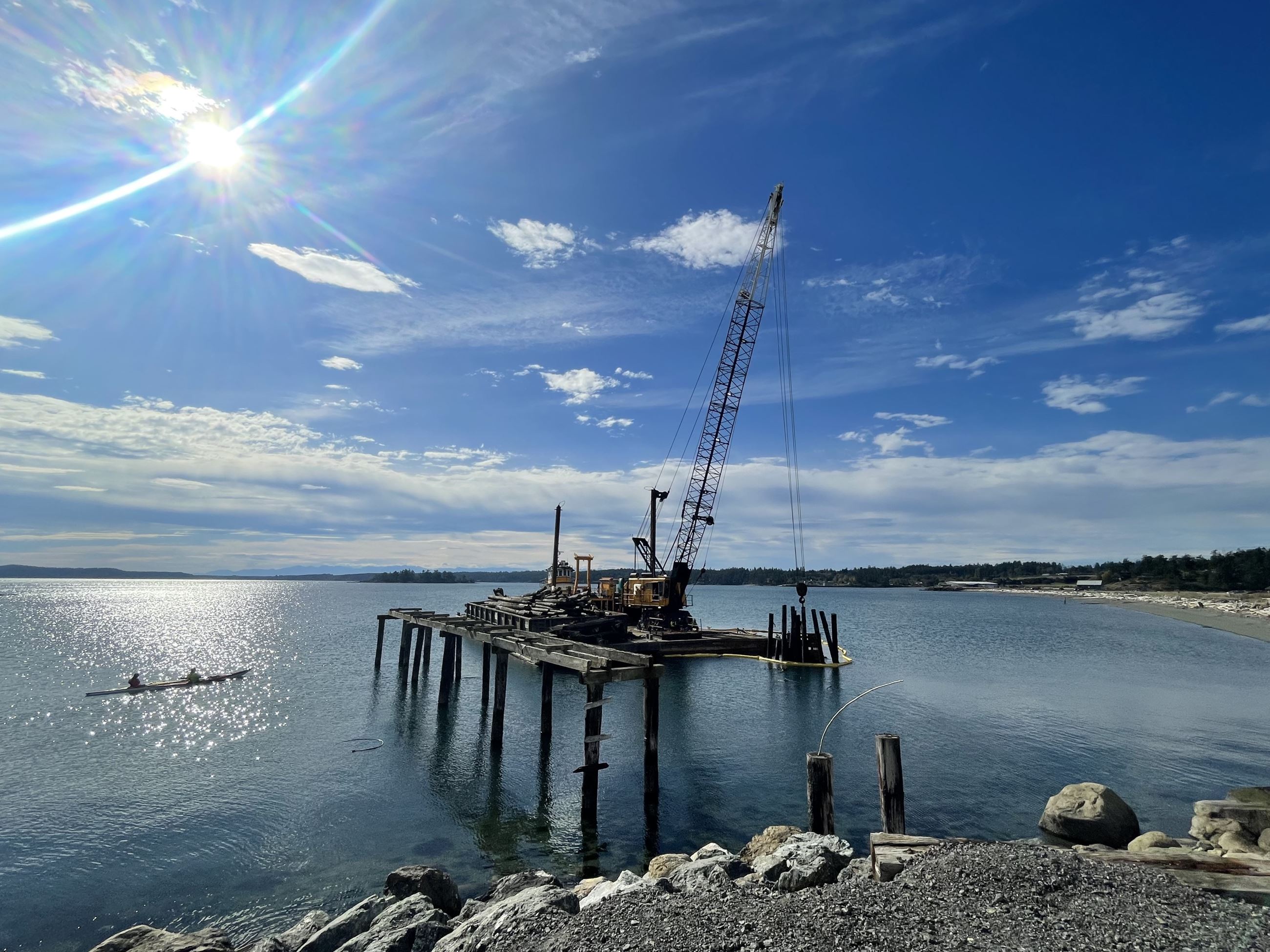 Jackson Beach Creosote removal project_Frances Robertson3