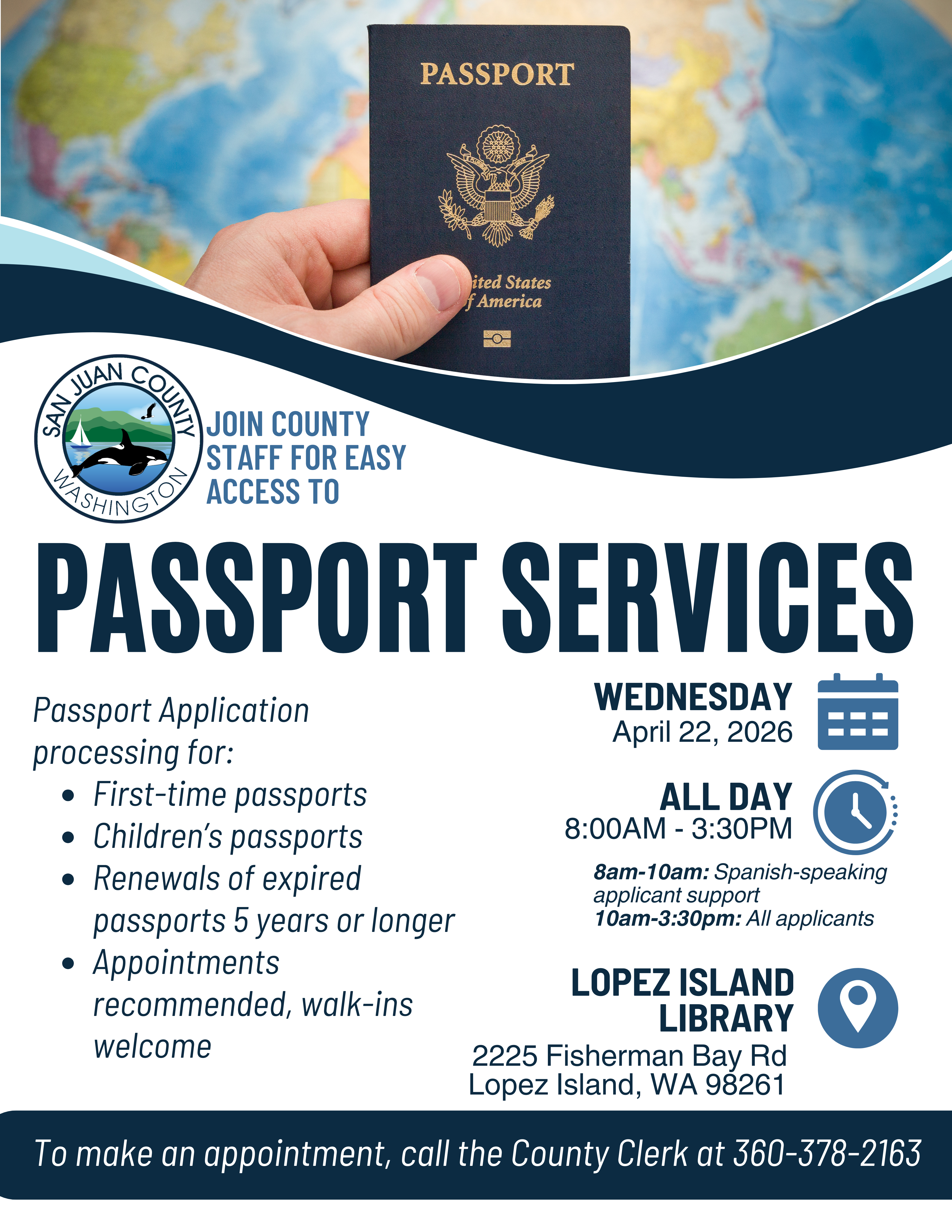 Lopez Is. Passport flyer_English